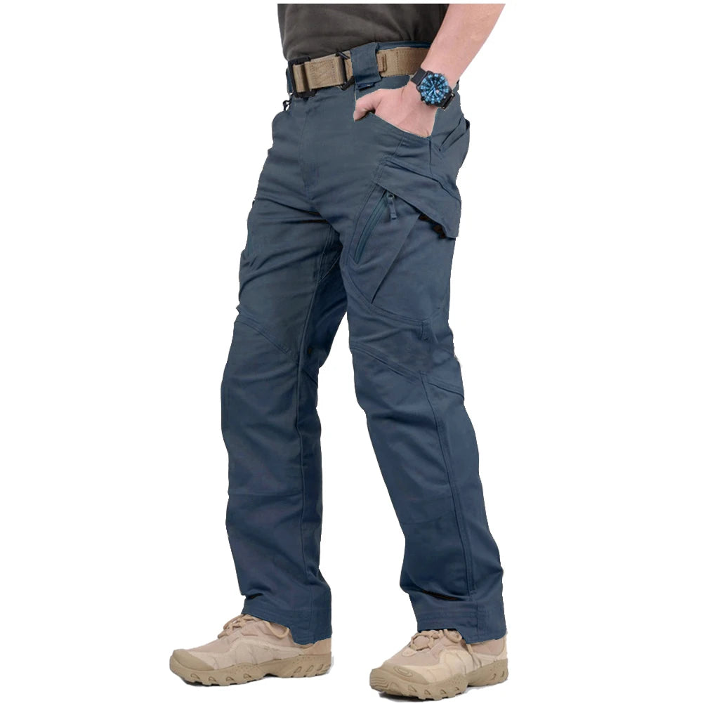 REFIRE GEAR IX9 Tactical Cargo Pants - 9-Pocket Stretch Cotton Trousers for NZ Hunting Expeditions