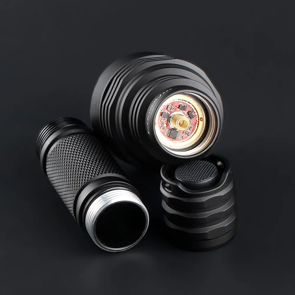 CONVOY C8+ Red Light Flashlight - 531m Range Wildlife Torch with 18650 Battery for NZ Kiwi Spotting
