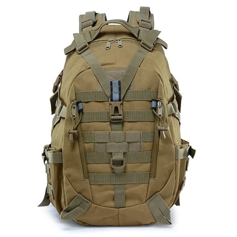 FURUKROA 40L Tactical Camping Backpack – Durable MOLLE Rucksack for Outdoor Adventures