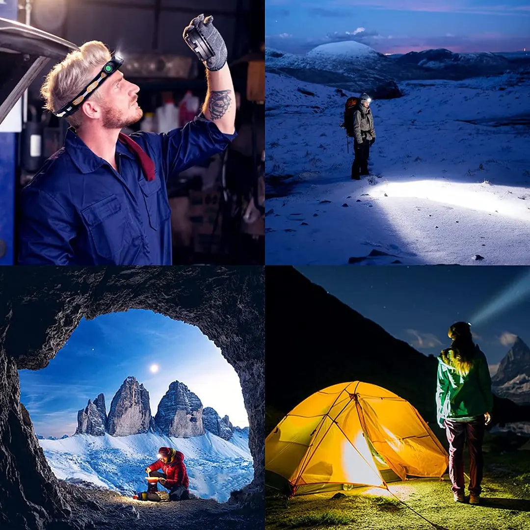 SOFIRN H25L - 1000 Lumen Dual LED Rechargeable Headlamp with 90 CRI 5000K Light