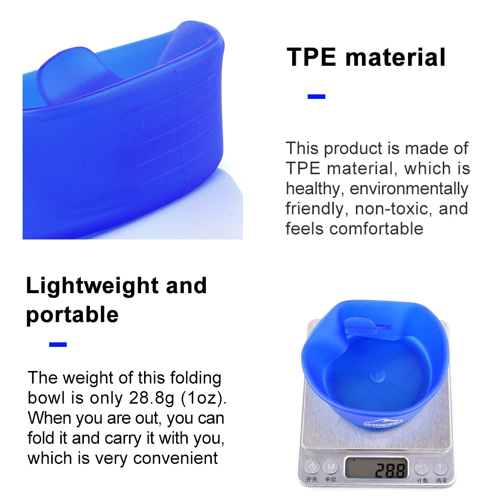 WIDESEA Camping 250ml Soft Folding Cup – Portable Outdoor Mug for Hiking & Backpacking