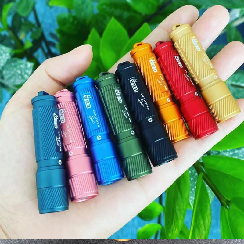 SKILHUNT E3A Mini Keychain Flashlight – 100 Lumen AAA LED Torch for Everyday Use