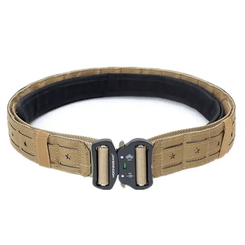 2 Inch Tactical Belt with Quick Release Metal Buckle and Molle System