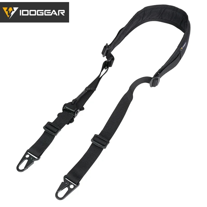 IDOGEAR 2-Point Tactical Sling – Quick Adjustable Combat Strap for Hunting & Airsoft