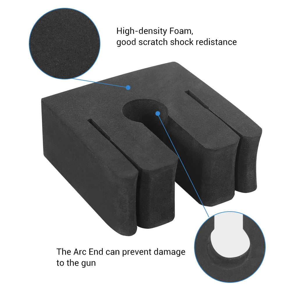 Foam Gun Holder Wall Mount – 1/2PCS Storage Rack for Rifles & Shotguns