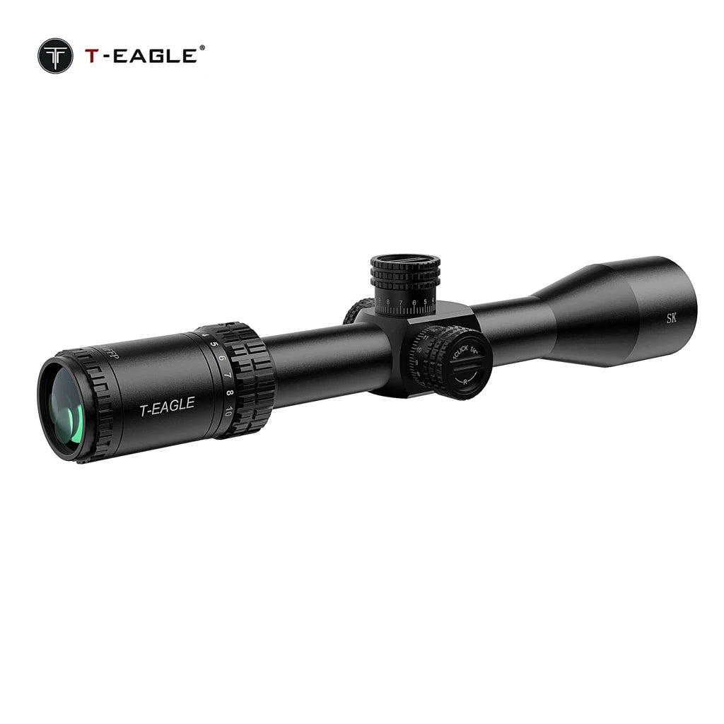 T-EAGLE SK 3-15×44 FFP Tactical Rifle Scope - First Focal Plane Illuminated Optic for Long Range Hunting