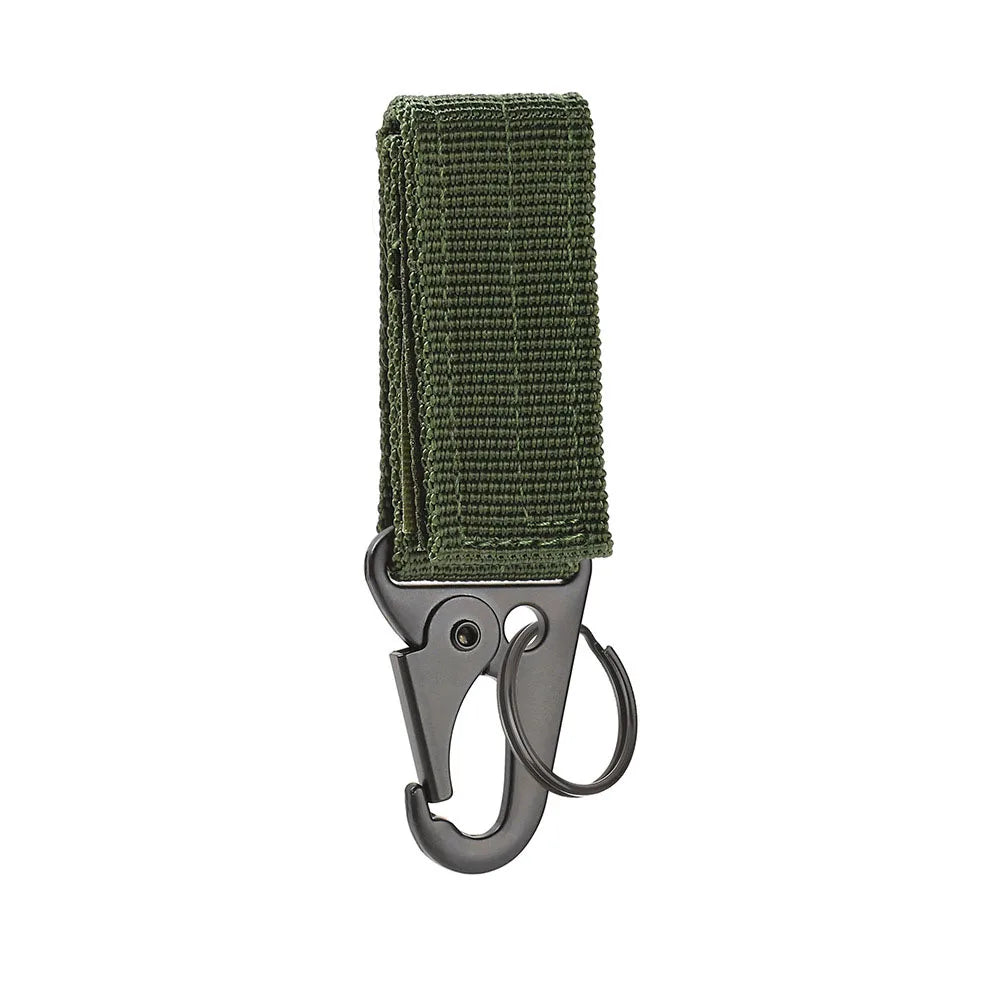 LISM Tactical MOLLE Clip Buckle – Nylon Belt Keychain Holder for Outdoor & Camping