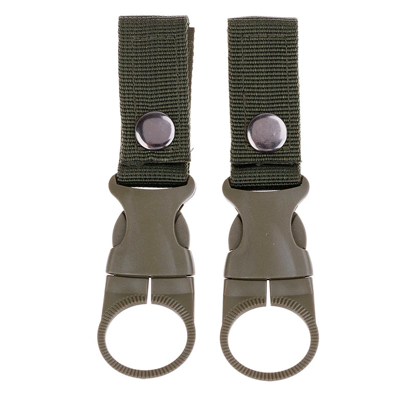 2pcs Water Bottle Holder Carabiner Clips for Backpack and Belt