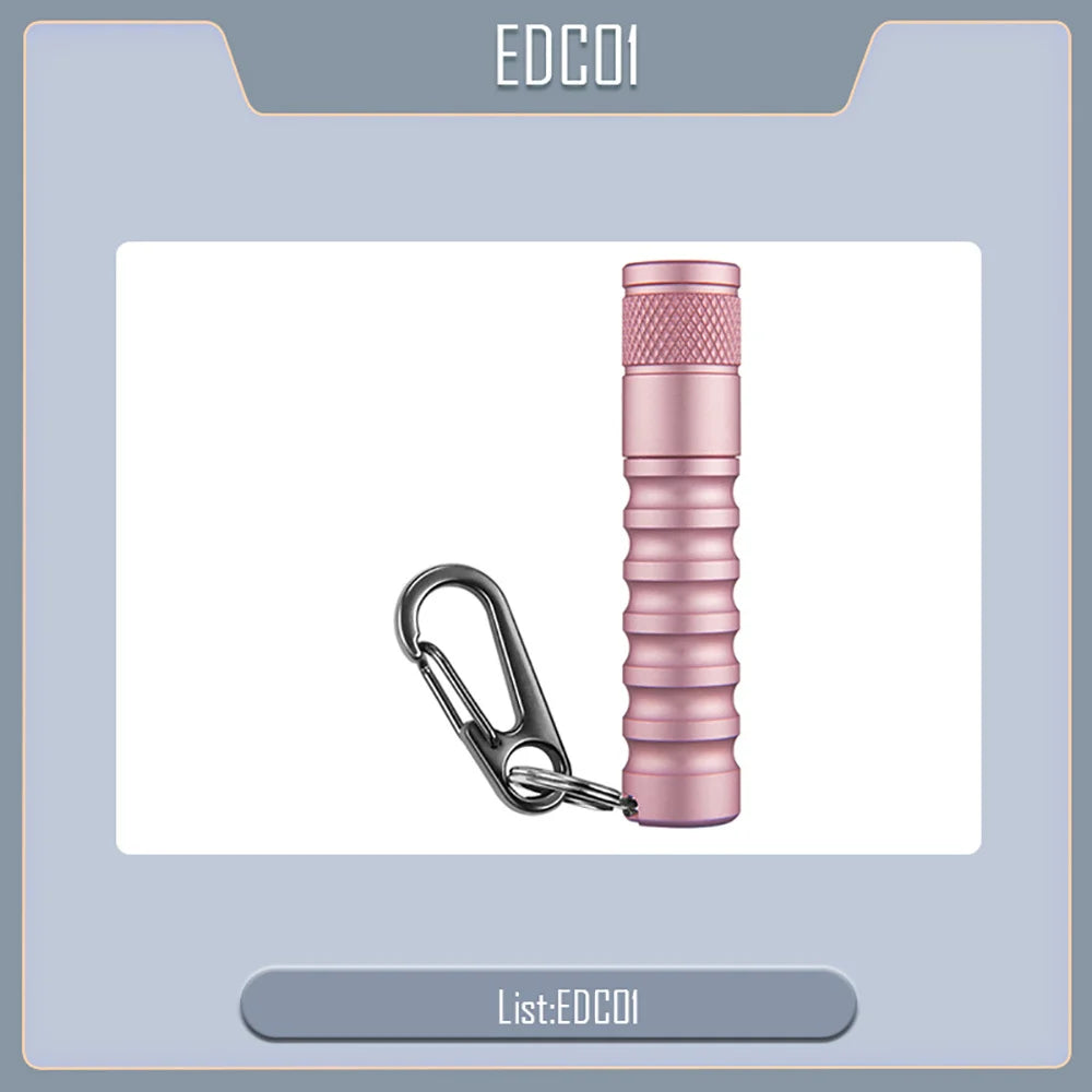 LUMINTOP EDC01 Mini Keychain Flashlight – 120 Lumen Waterproof Everyday Carry Torch