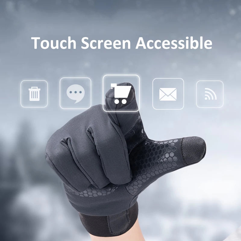 NATUREHIKE GL05 Touch Screen Winter Gloves Waterproof Fleece Outdoor Sports Wear