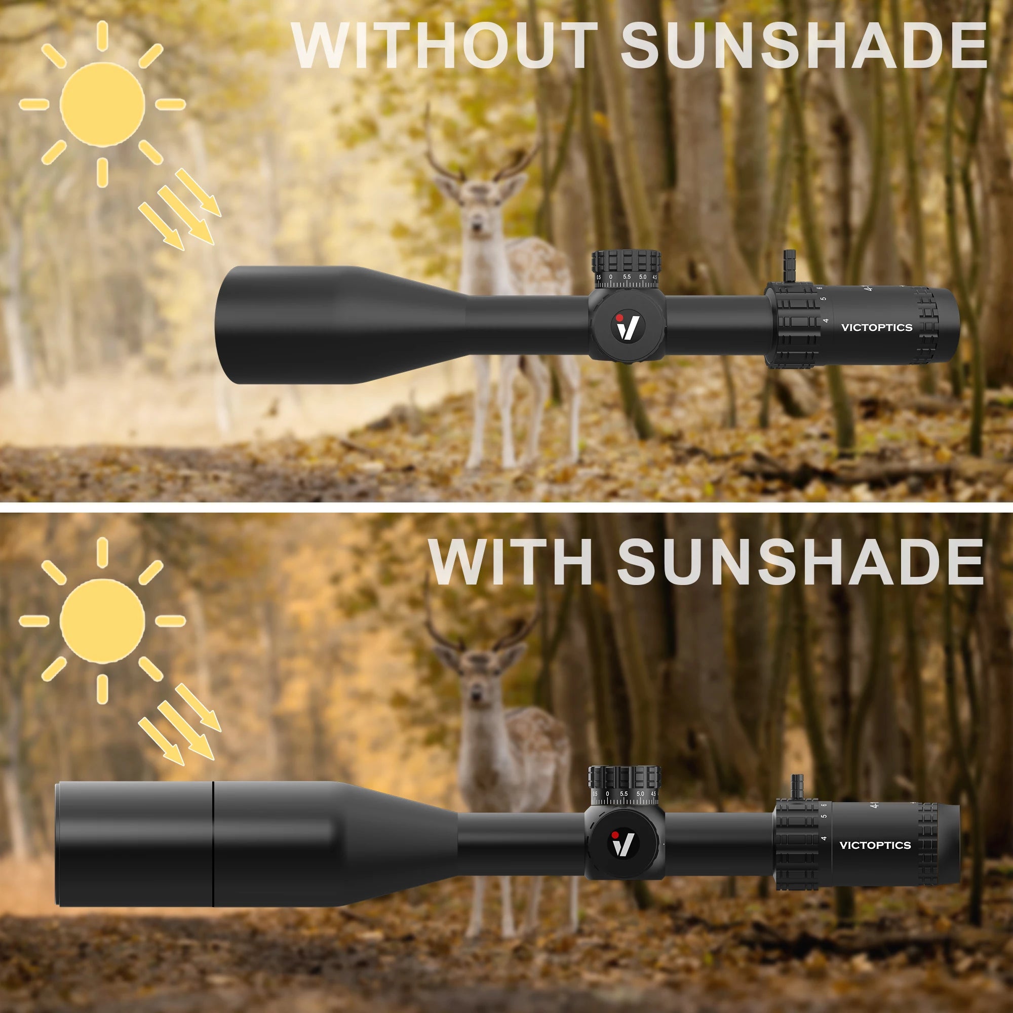 VICTOPTICS S4 4-16×44 MDL Tactical Rifle Scope - Ultra-Precise Glass Etched Reticle for AR-15 Platforms