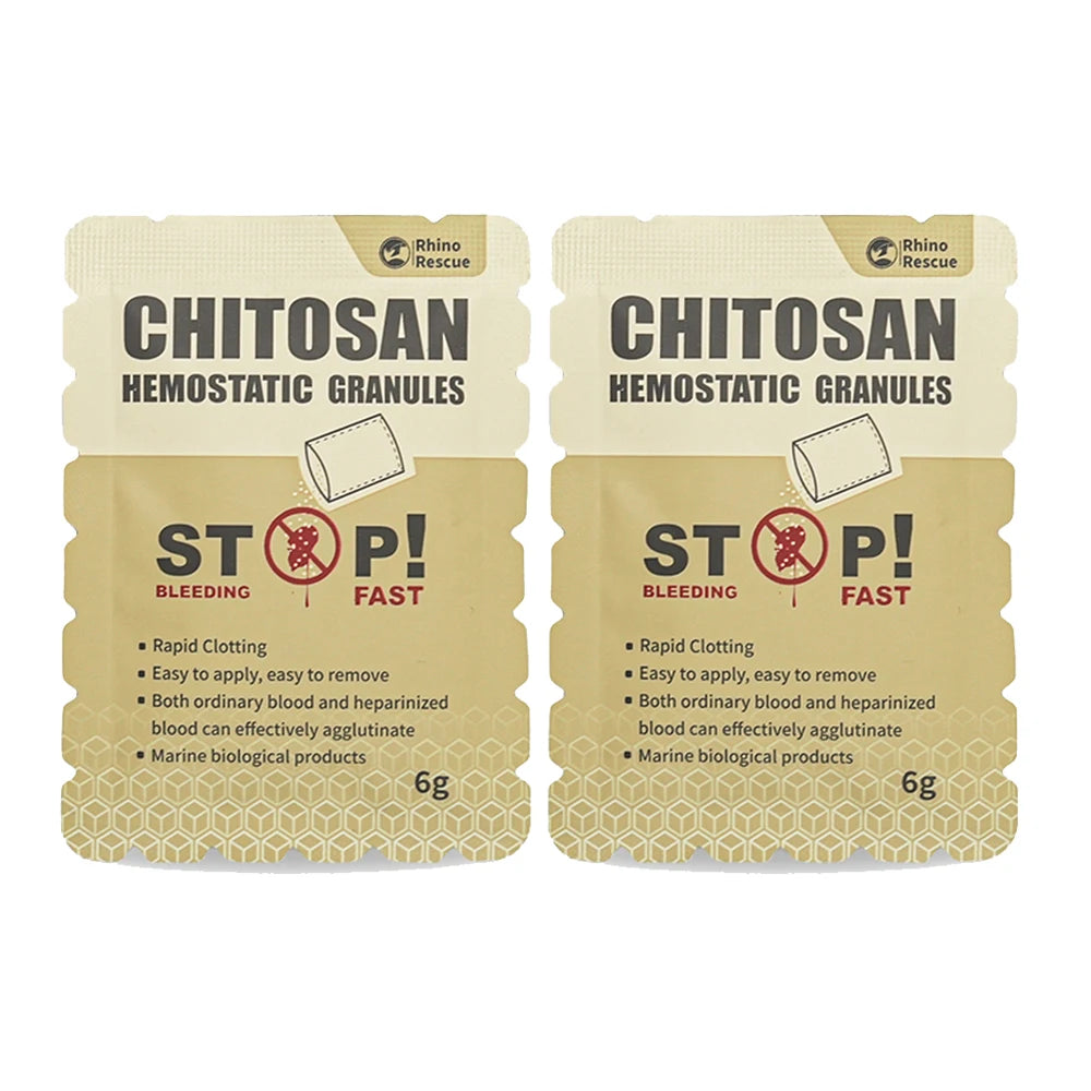 RHINO RESCUE Chitosan Hemostatic Gauze – Rapid Bleeding Control for Emergency Trauma Care