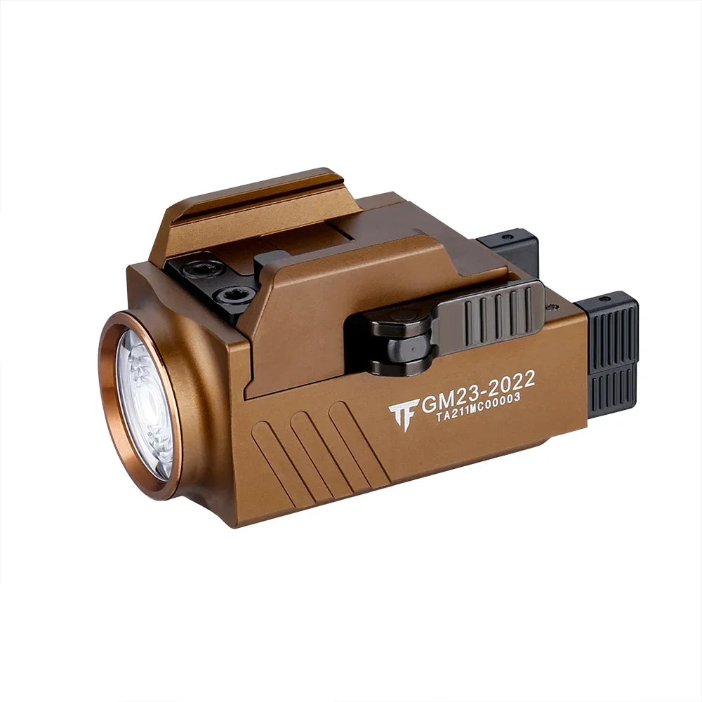 TRUSTFIRE GM23 – 800 Lumen USB Rechargeable Mini Flashlight with Quick-Release Rail Mount