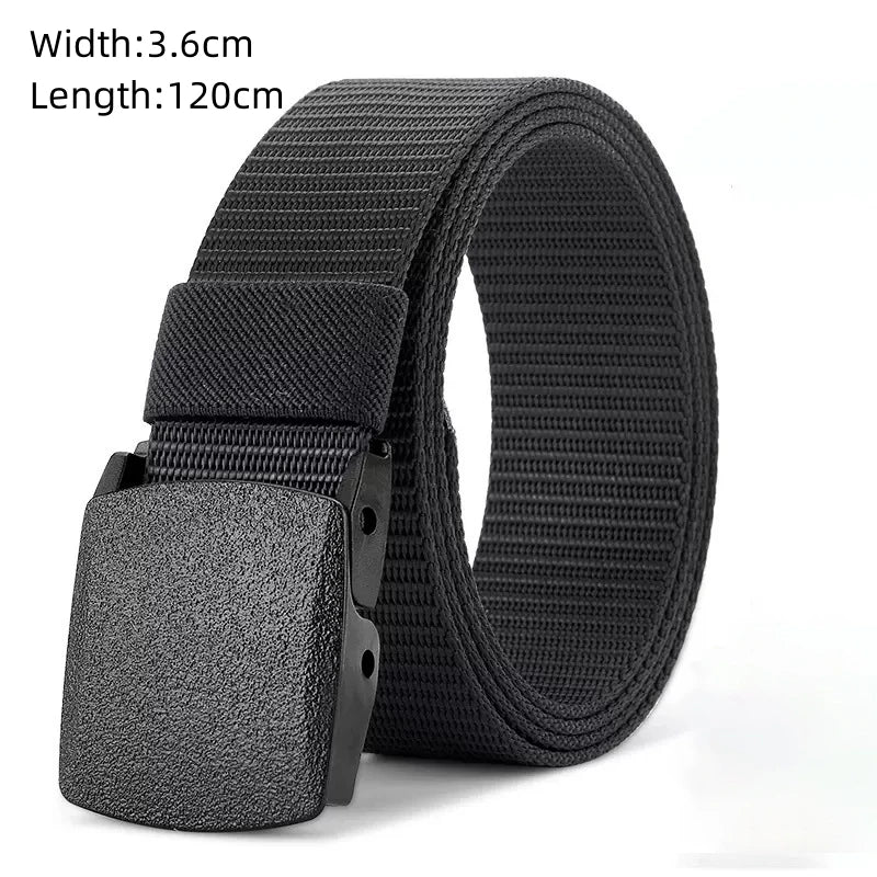 FENRUIEN Tactical Nylon Canvas Belt Multifunctional Buckle