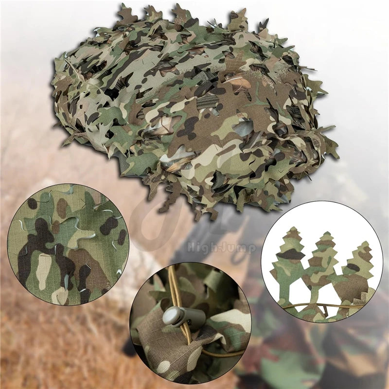 3D Laser-Cut Camouflage Backpack Cover - Tree Shape Camo for NZ Hunting & Wildlife Photography
