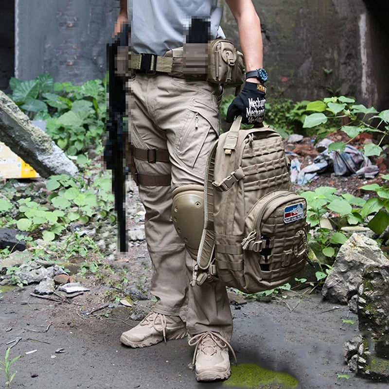 REFIRE GEAR IX9 Tactical Cargo Pants - 9-Pocket Stretch Cotton Trousers for NZ Hunting Expeditions