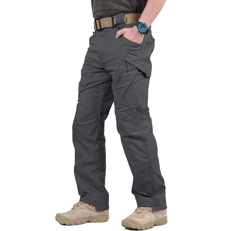 REFIRE GEAR IX9 Tactical Cargo Pants - 9-Pocket Stretch Cotton Trousers for NZ Hunting Expeditions