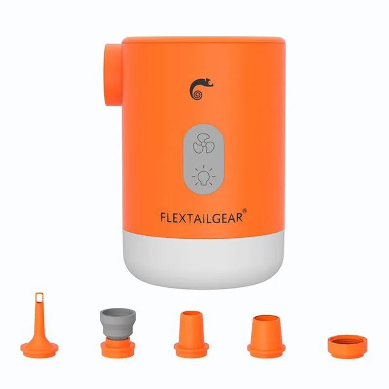 FLEXTAILGEAR Max Pump 2 Pro Portable Air Pump with Light and Power Bank