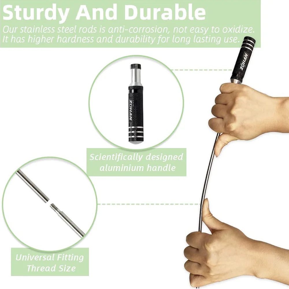 ZOHAN Tactical Shotgun Cleaning Kit for 12, 20, 410 GA – Complete Hunt Accessories