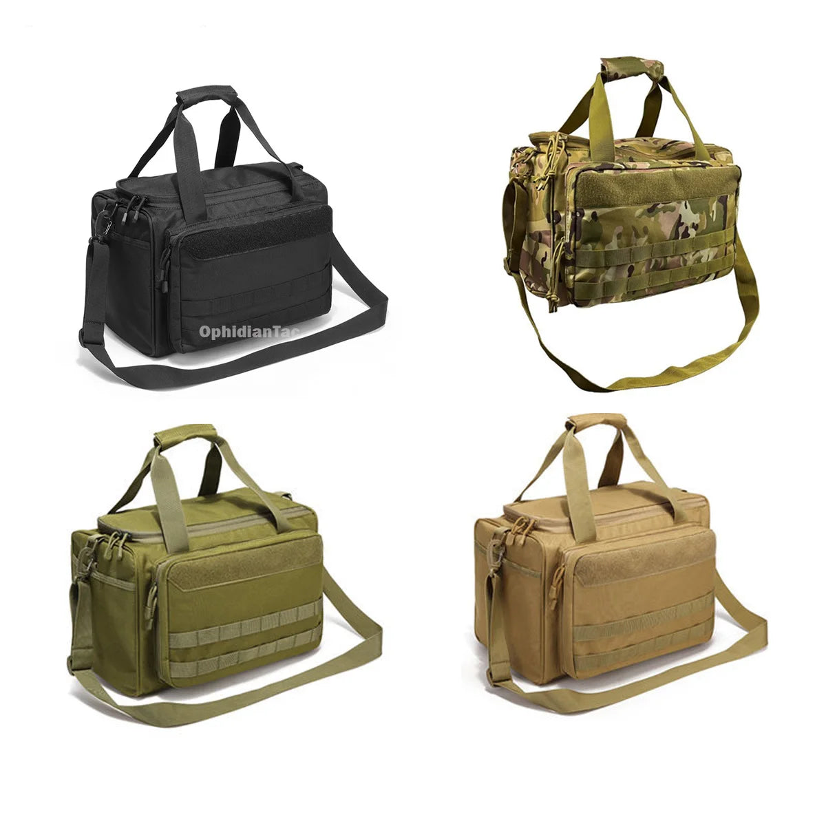 OPHIDIANTAC Range Bag – Large Capacity Molle Gun Bag for Hunting, Shooting, Hiking