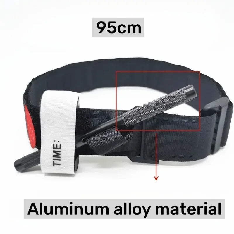 Tactical Rotary Pressure Tourniquet – Aluminum Rod First Aid Tool for Military & Survival