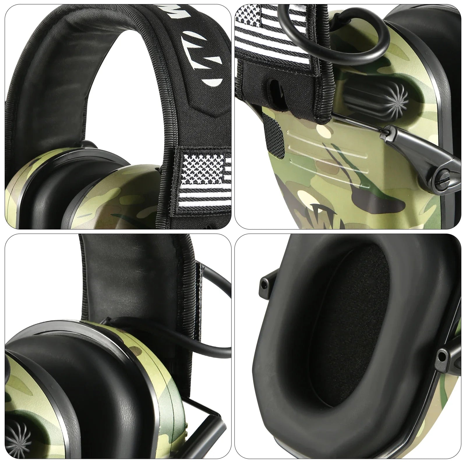WALKER'S Razor Tactical Electronic Earmuffs – NRR 23dB Noise Reduction Hearing Protection
