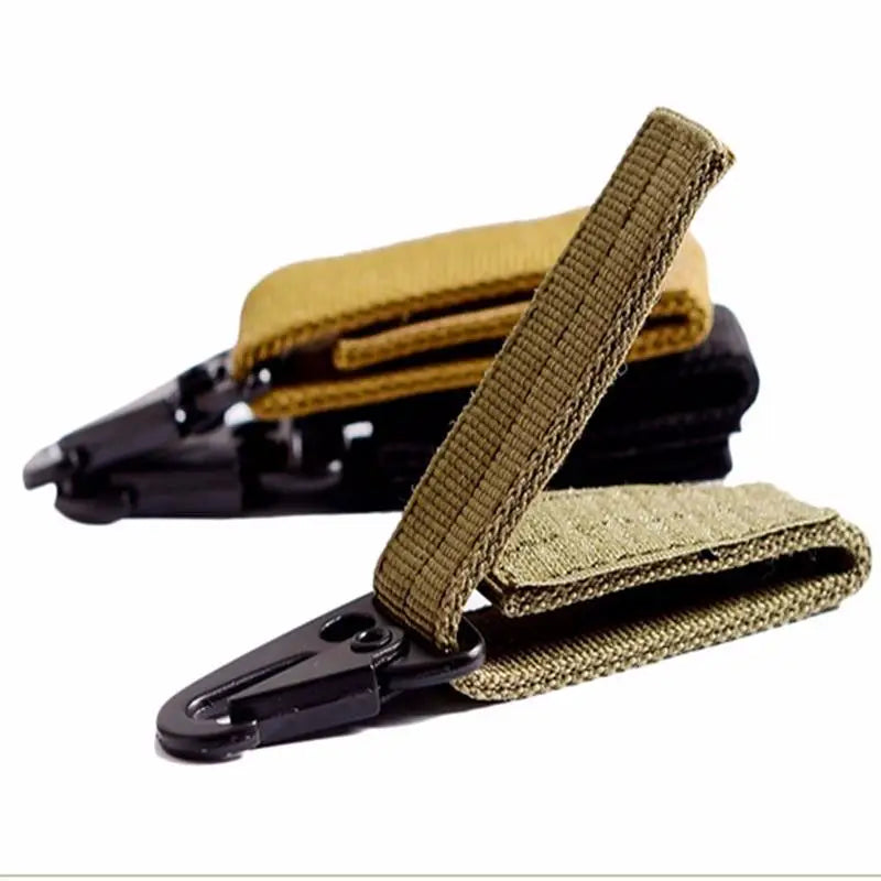 DUTRIEUX Tactical Carabiner Key Bag Belt Buckle for Hiking and Camping