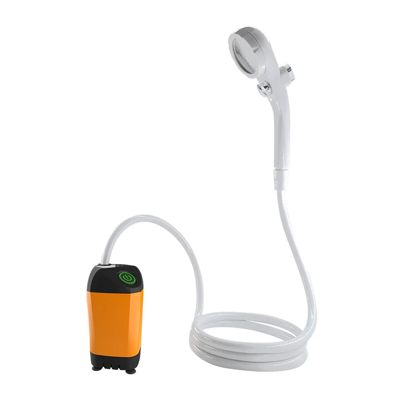 Outdoor Camping Shower IPX7 Waterproof Portable Electric Shower Pump for Hiking, Travel, Beach, Pets