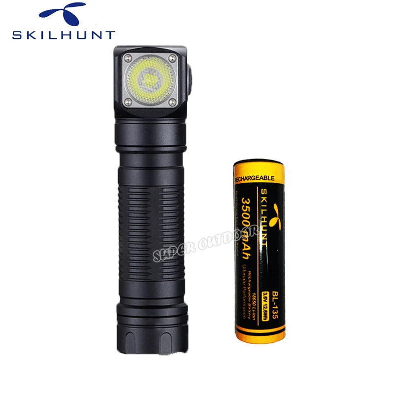 SKILHUNT H04 Series LED Headlamp – 1200 Lumen Magnetic Rechargeable Torch for Outdoor Use