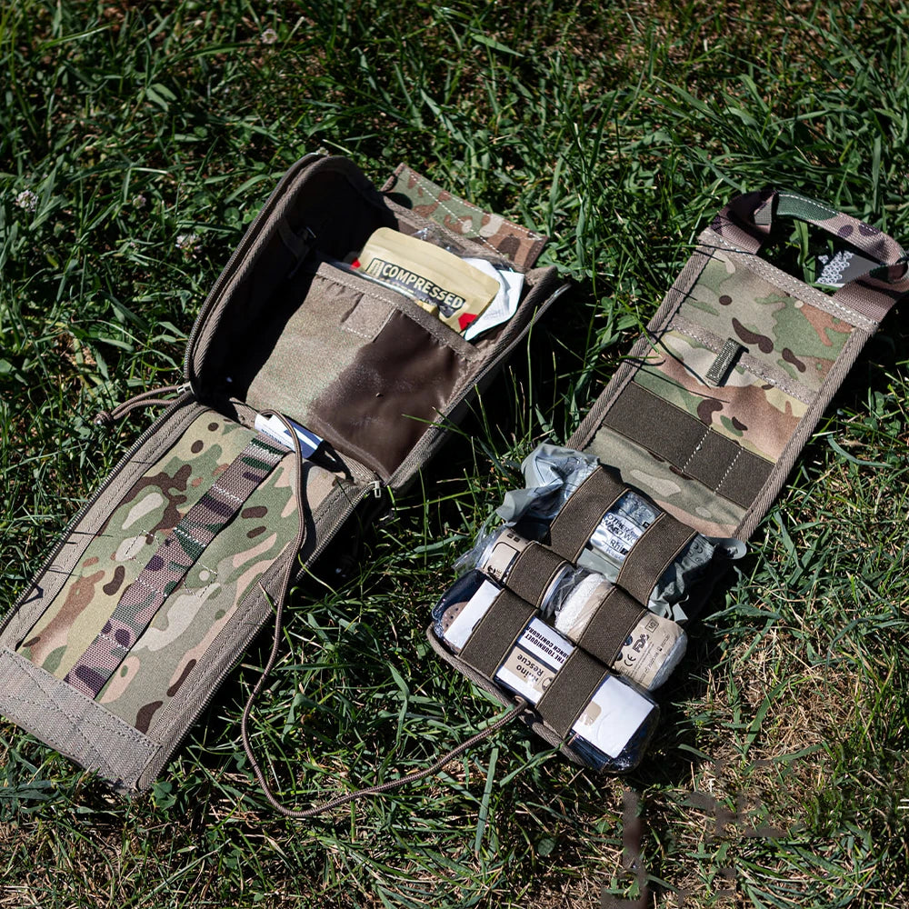 RHINO RESCUE Tactical Trauma Kit – Emergency First Aid IFAK for Outdoor & Combat Use