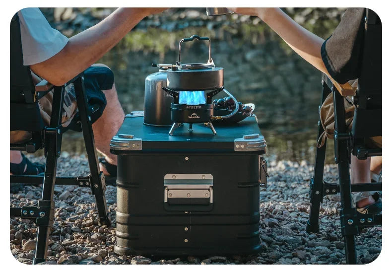 NATUREHIKE IGT Burner – Portable Three-Head Gas Stove for Camping & Outdoor Cooking