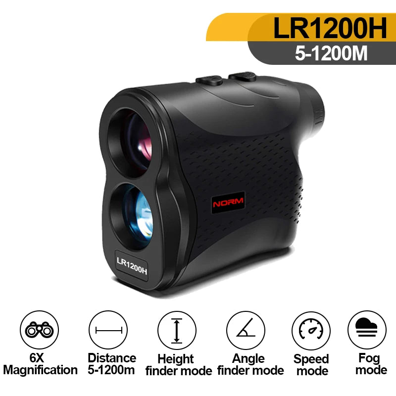 NORM LR 1500M Hunting Laser Rangefinder with Fog Mode