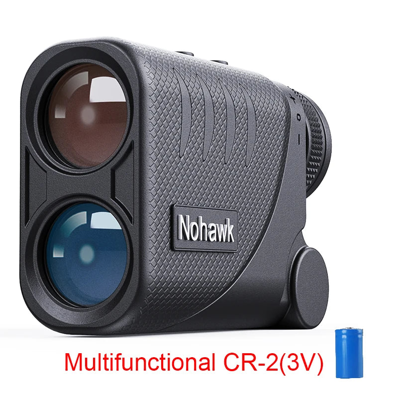 NOHAWK Multifunctional Golf Laser Rangefinder – Flag-Lock Slope Distance Meter for Hunting & Construction