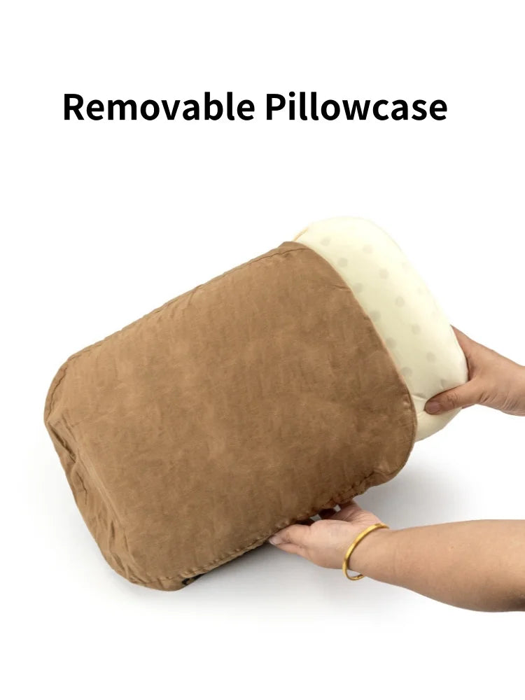 HIKEMAN Deep Sleep Outdoor Camping Pillow Memory Foam Portable Travel Cushion