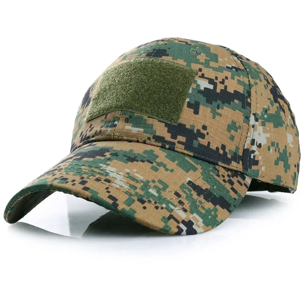 GUMAO Tactical Camouflage Baseball Cap Adjustable Mesh Hat