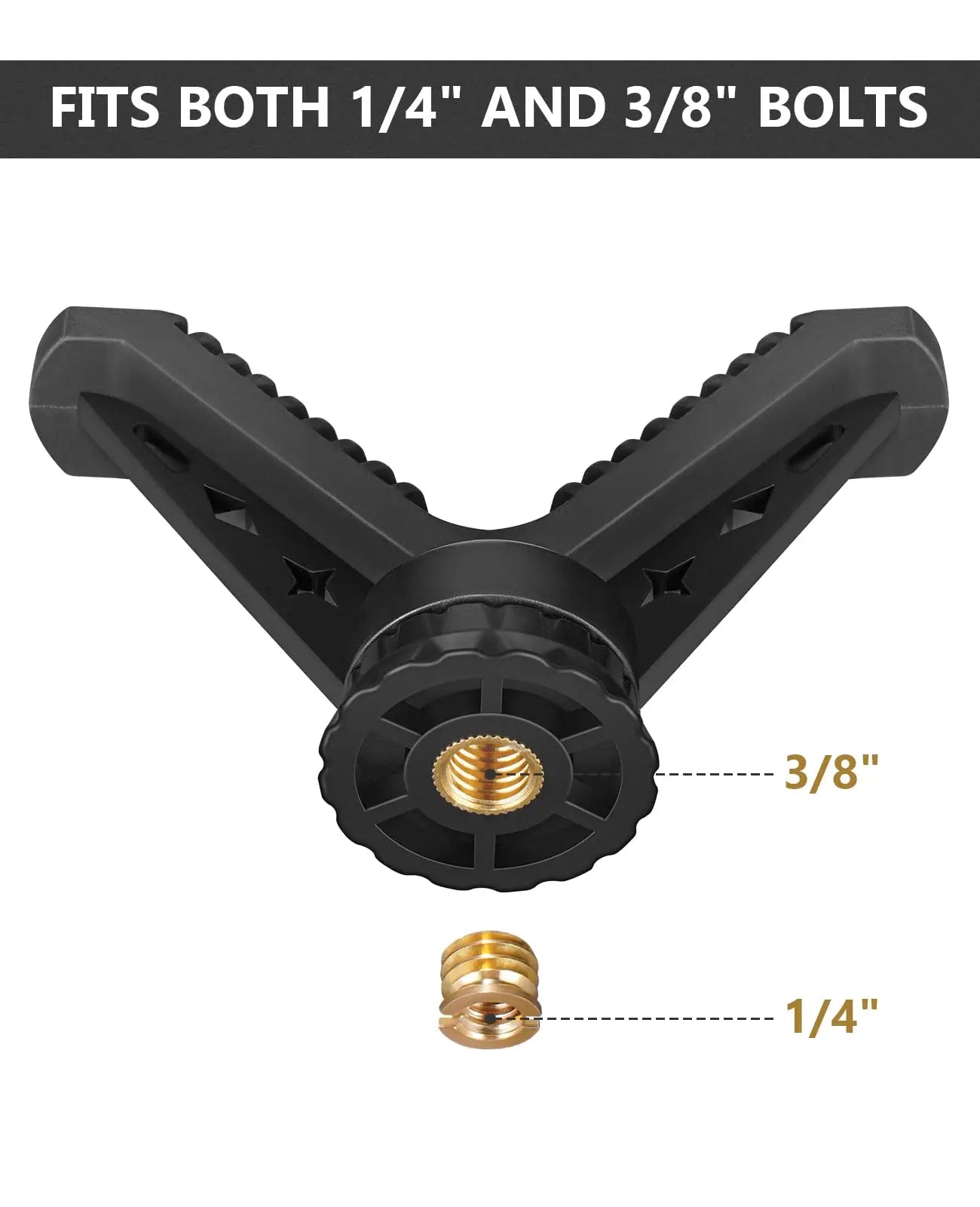 MIDTEN Portable Shooting Rest V Yoke Holder with 360° Rotation for Hunting and Outdoors