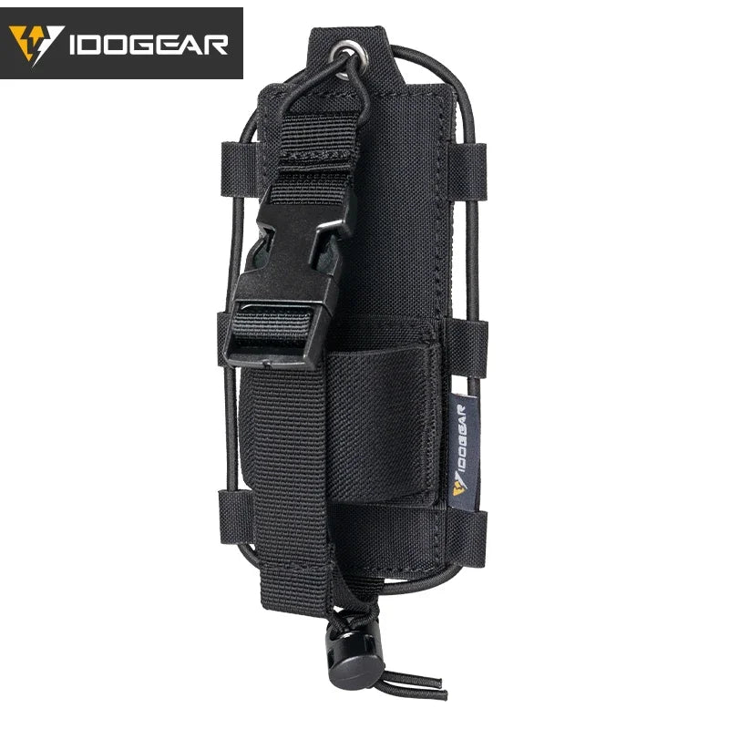 IDOGEAR Tactical Radio Pouch – MOLLE Walkie Talkie Holder for BAOFENG UV5R UV82