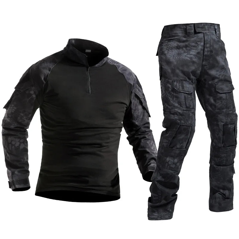 G2 Combat Tactical Suit – Multicam Camouflage Hunting & Airsoft, Outdoor Hunting Ghillie Suit