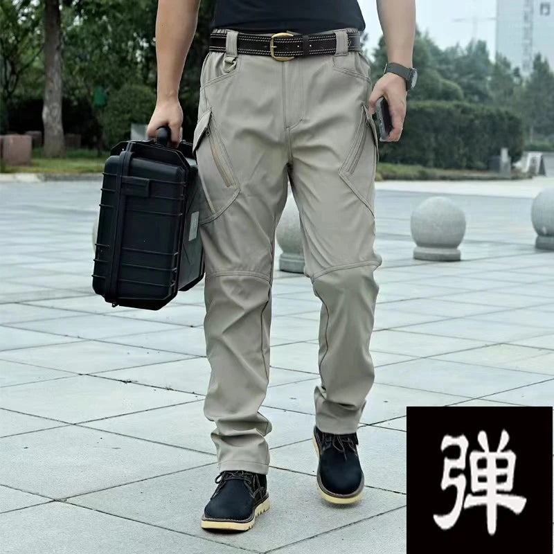 MAZEROUT Men's Tactical Outdoor Trousers Polyester Spandex P16