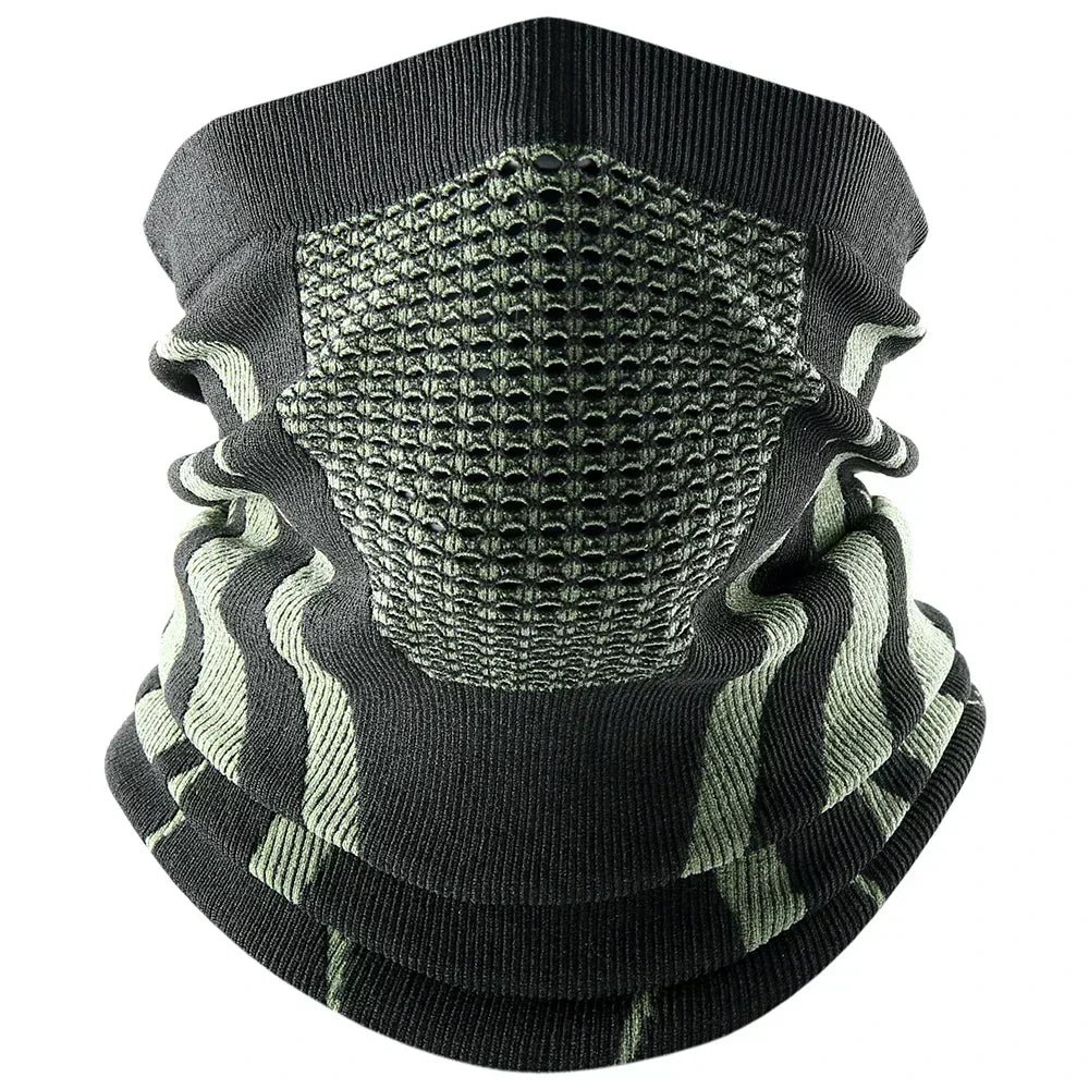 GUMAO Thermal Face Bandana Mask – Breathable Neck Warmer for Cycling & Winter Sports