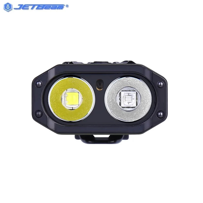 JETBEAM E26 Tactical Flashlight – 2000 Lumen USB-C Rechargeable Torch for Outdoor and Self Defence