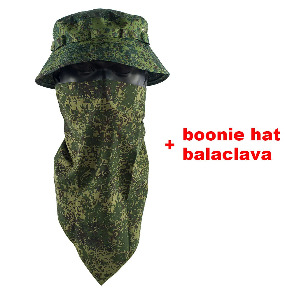 MEGE KNIGHT Camouflage Cap with Face Mask - Unisex Hunting Hat for NZ Outdoor Adventures
