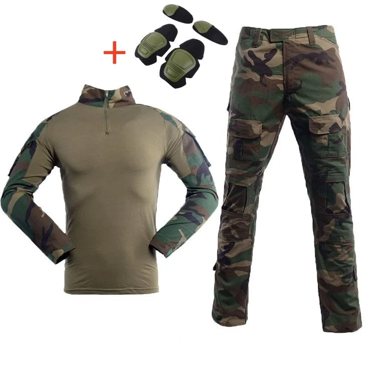 G2 Combat Tactical Suit – Multicam Camouflage Hunting & Airsoft, Outdoor Hunting Ghillie Suit