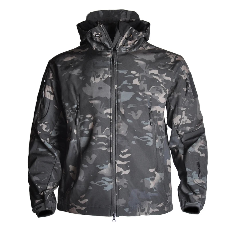 HAN WILD Softshell Hunting Set - Windproof Fleece-Lined Jacket & Pants for NZ Expeditions