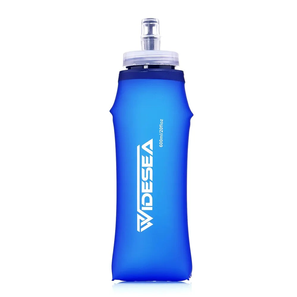 WIDESEA 600ml Soft Water Bottle – Lightweight Folding Hydration Flask for Outdoor Sports