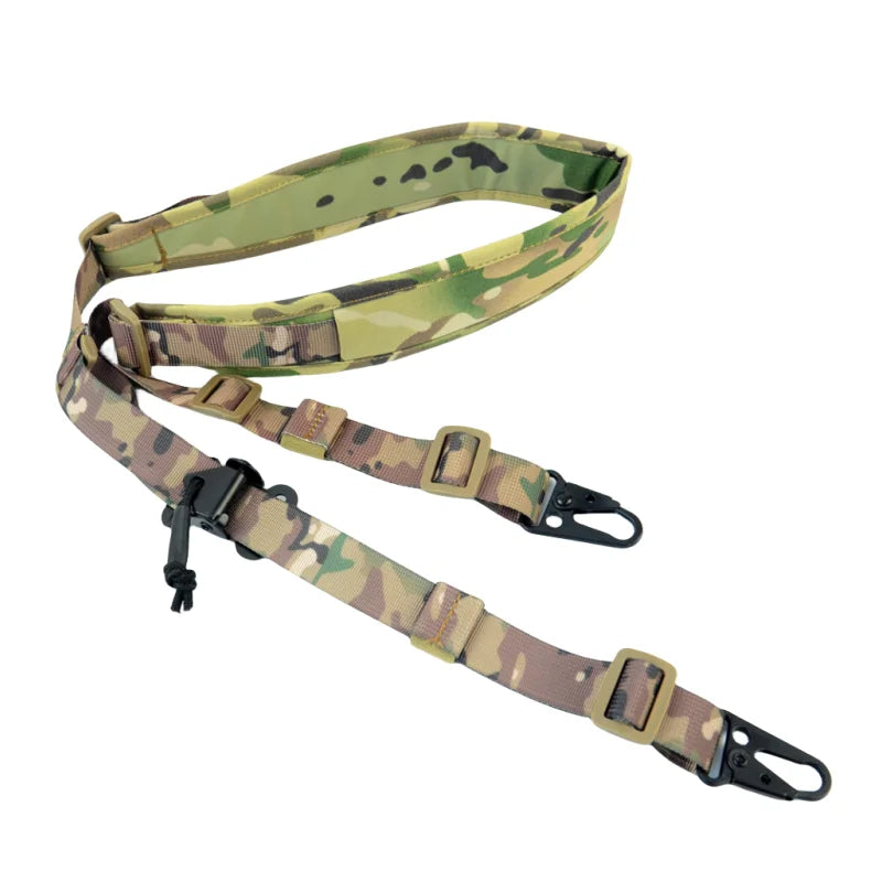 Hunting Rifle Tactical Sling 2 Point Padded Modular Shooting Strap