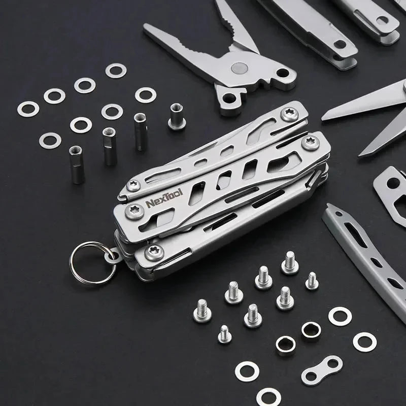 NEXTOOL Mini Flagship 10-in-1 Multitool with Pliers and Screwdriver for EDC