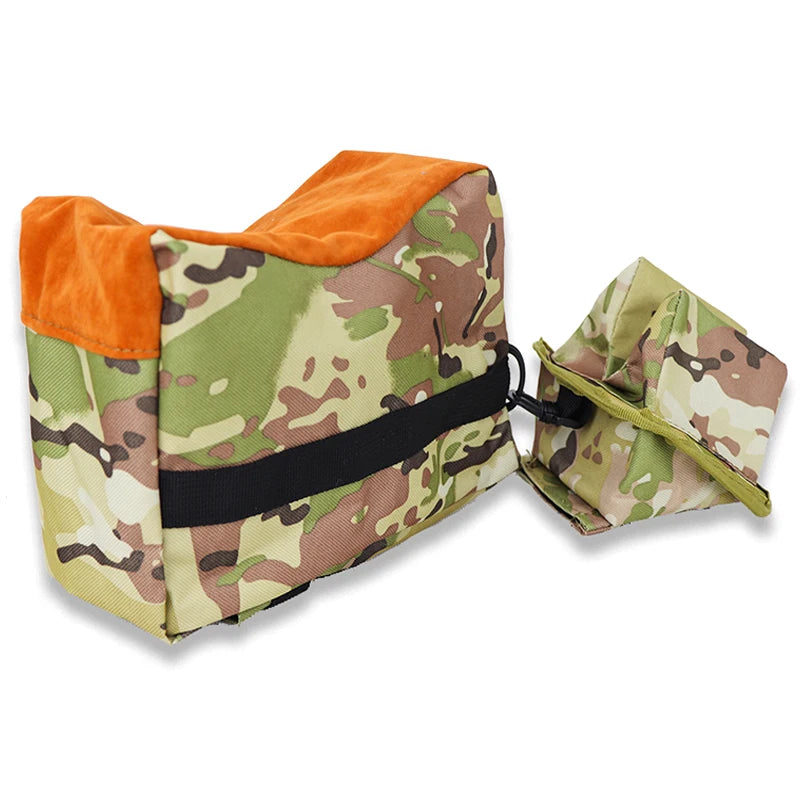 Tactical Sniper Shooting Gun Rest Bag Set – Front & Rear Unfilled Sandbag for Rifle Support