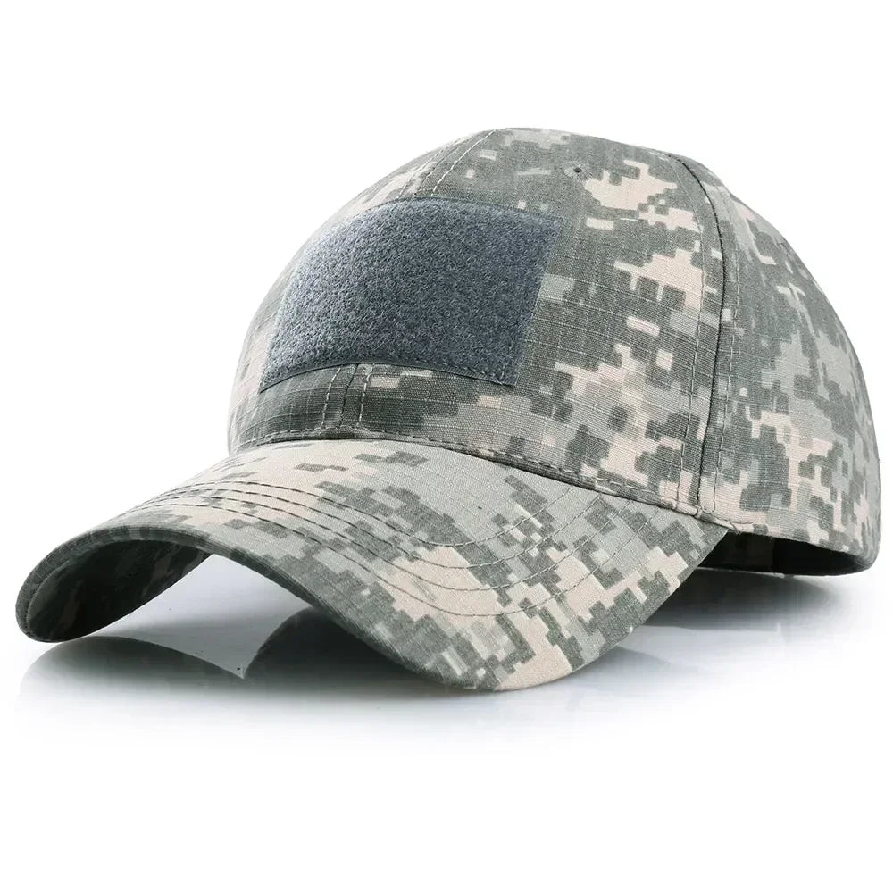 GUMAO Tactical Camouflage Baseball Cap Adjustable Mesh Hat