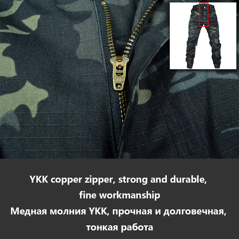 MEGE KNIGHT Camouflage Cargo Pants - Ripstop Hunting Trousers for NZ Outdoor Adventures